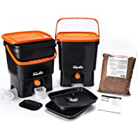 Skaza - mind your eco bokashi orgánico compostador Negro-Naranja